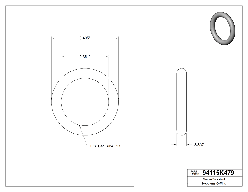 Technical drawing - 94115K479